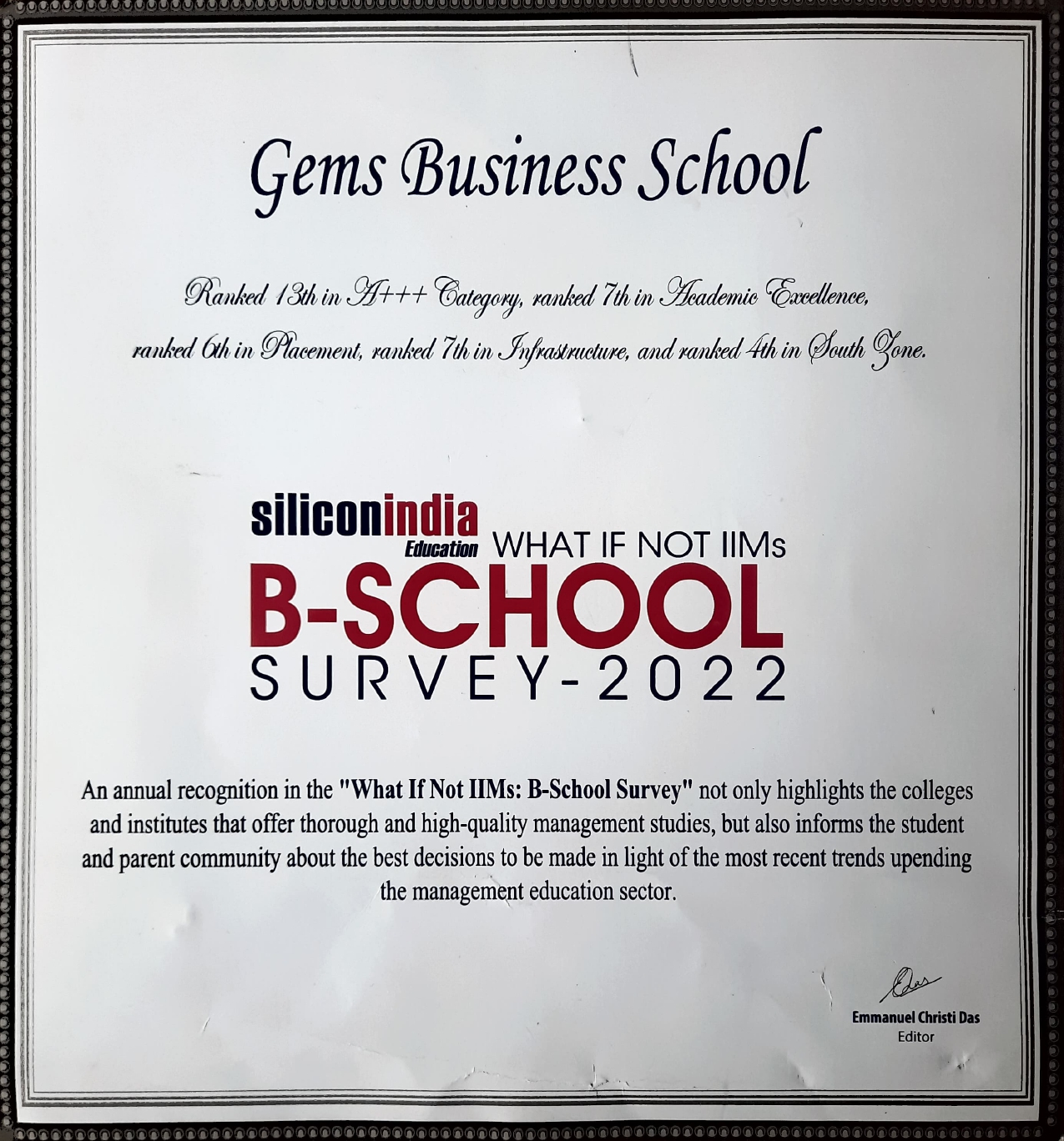 Silicon India’s ‘What If Not IIMs’ B School Survey 2022