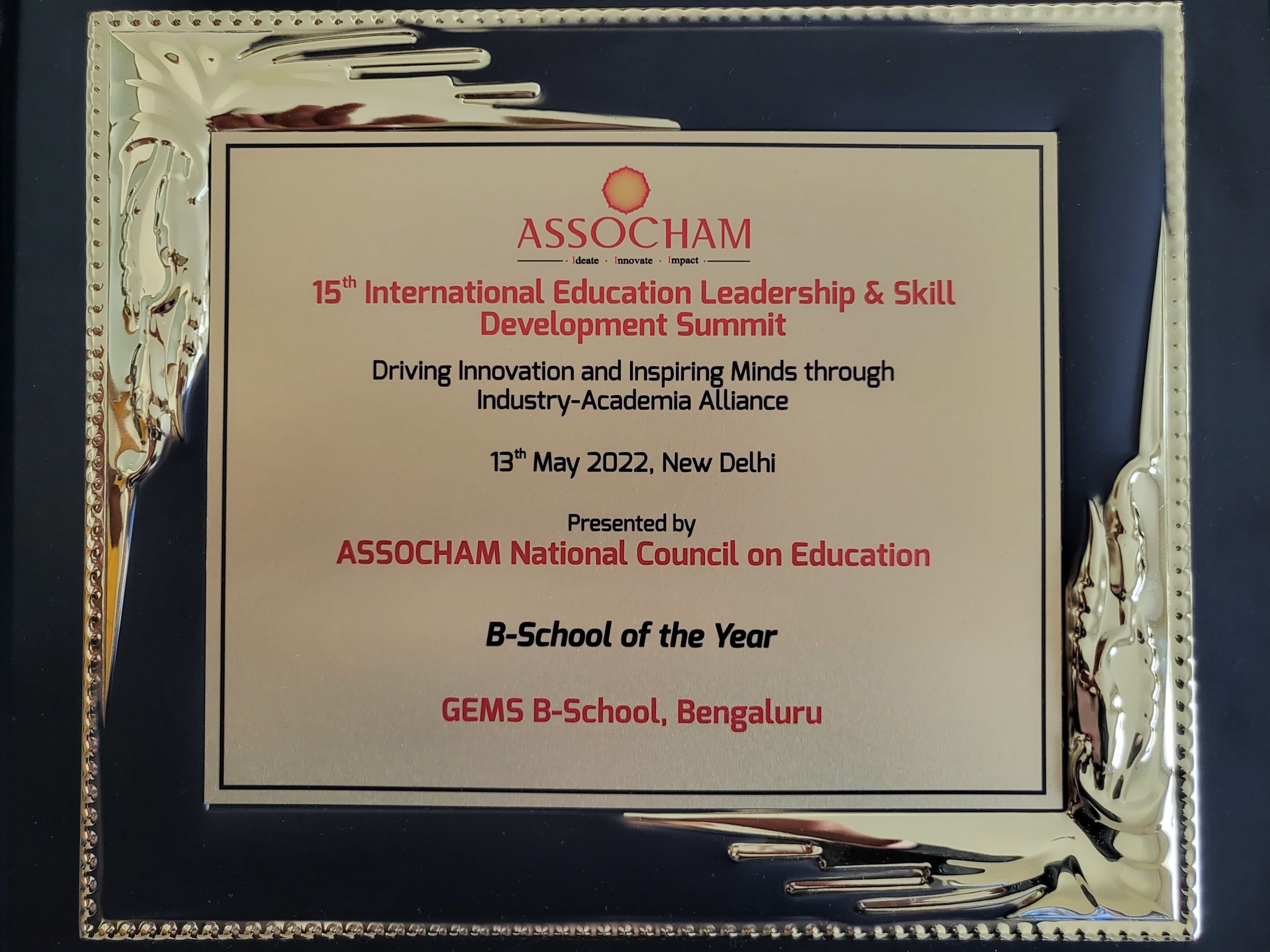 B School of the year