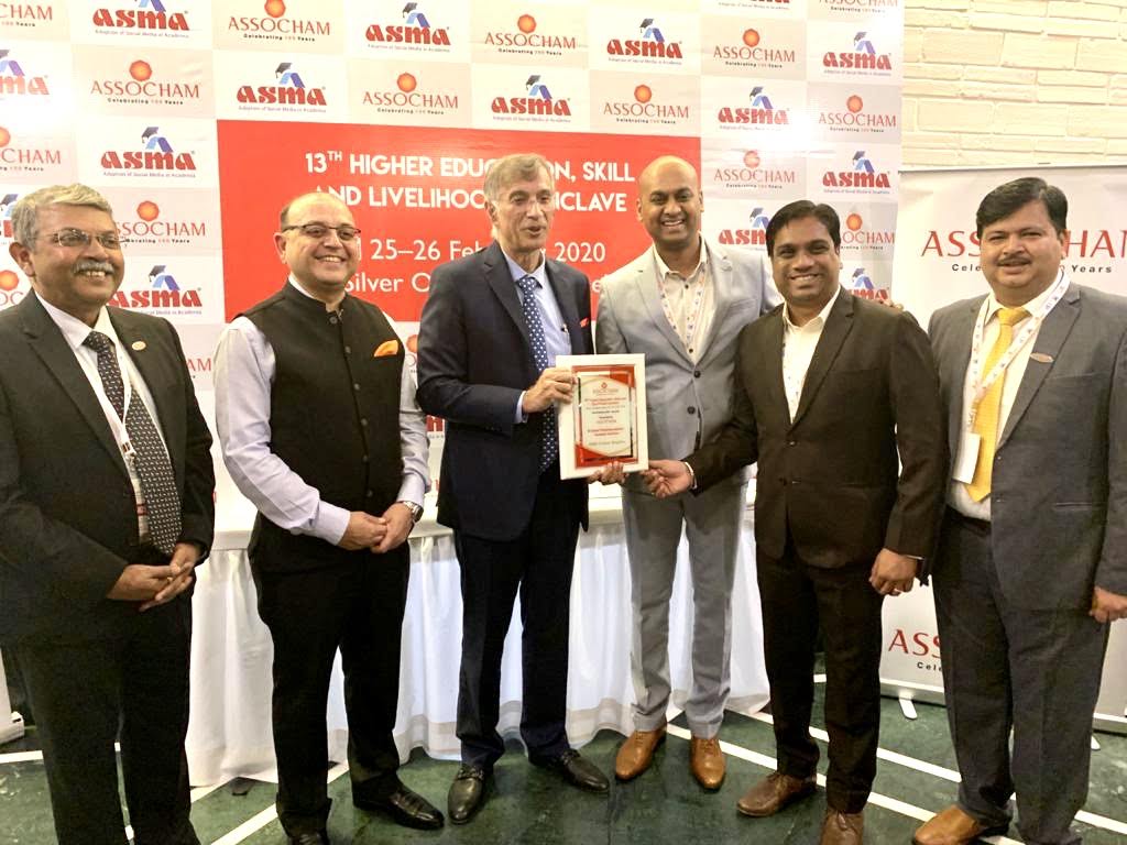 ASSOCHAM award for the ‘Most Preferred B School for Placements’